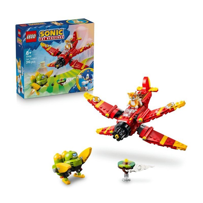 LEGO Sonic 77119 the Hedgehog™ Le Tornado-1 de Tails - Set de Constr