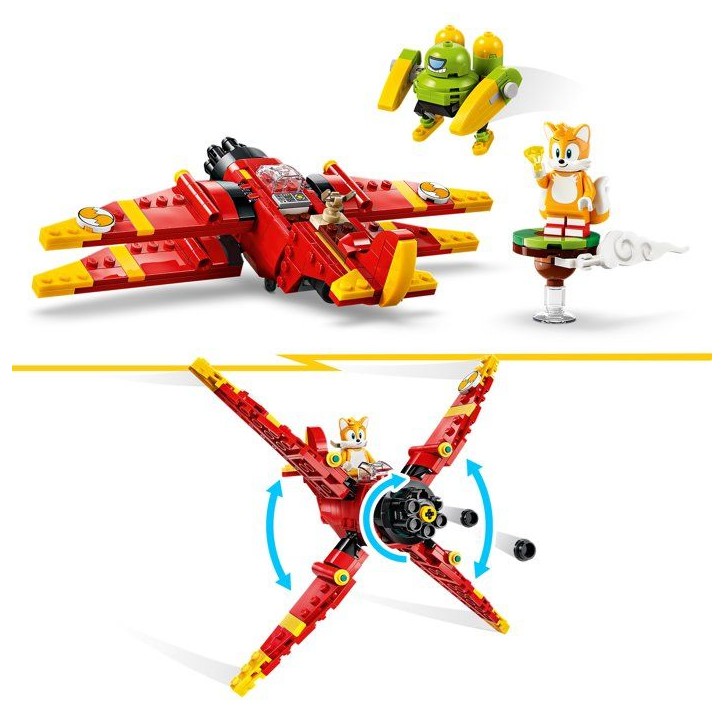 LEGO Sonic 77119 the Hedgehog™ Le Tornado-1 de Tails - Set de Construction Avion + figurine de Tails - Idée de Cadeau pour Ga LEGO Sonic 77119 the Hedgehog™ Le Tornado-1 de Tails - Set de Construction Avion + figurine de Tails - Idée de Cadeau pour Ga
