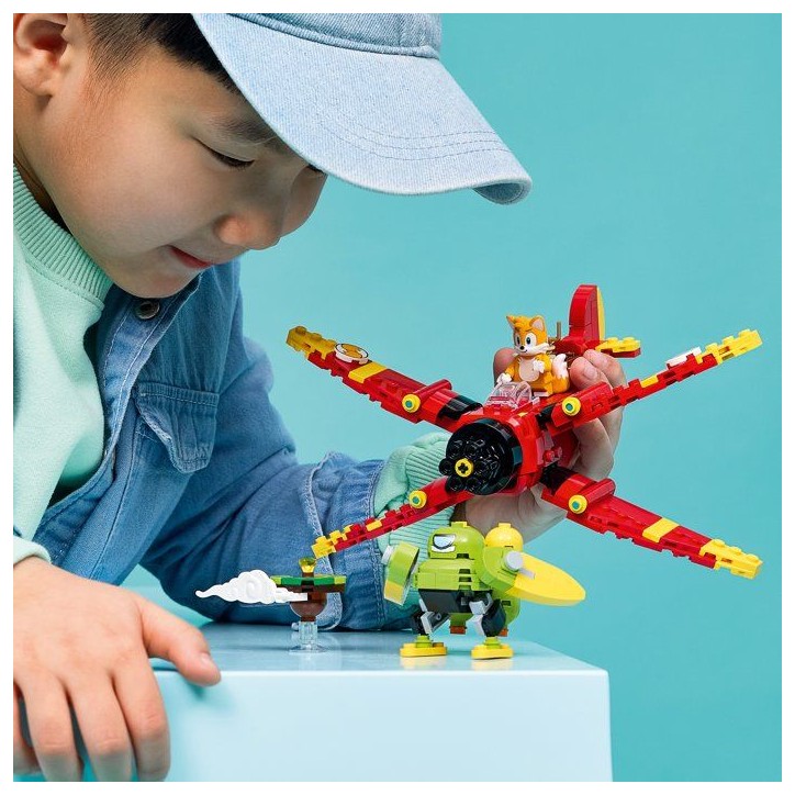 LEGO Sonic 77119 the Hedgehog™ Le Tornado-1 de Tails - Set de Construction Avion + figurine de Tails - Idée de Cadeau pour Ga LEGO Sonic 77119 the Hedgehog™ Le Tornado-1 de Tails - Set de Construction Avion + figurine de Tails - Idée de Cadeau pour Ga
