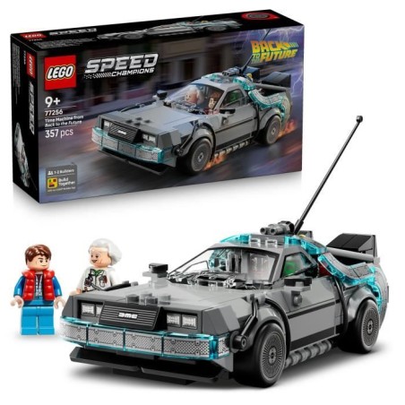 LEGO Speed Champions 77256 La Machine a Remonter le Temps de Retour ve