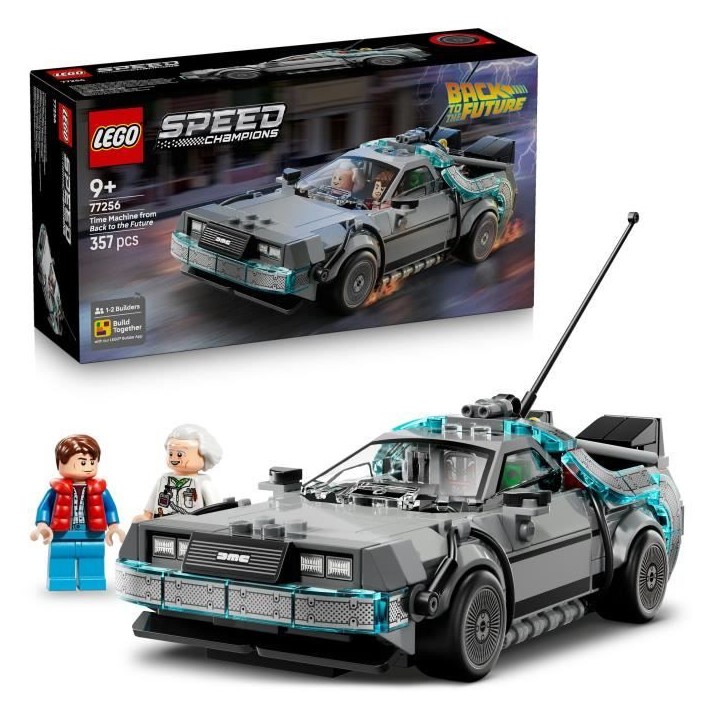 LEGO Speed Champions 77256 La Machine a Remonter le Temps de Retour vers le Futur - Jouet