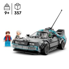 LEGO Speed Champions 77256 La Machine a Remonter le Temps de Retour vers le Futur - Jouet
