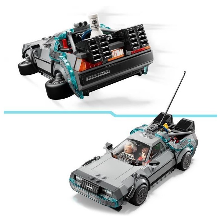 LEGO Speed Champions 77256 La Machine a Remonter le Temps de Retour vers le Futur - Jouet