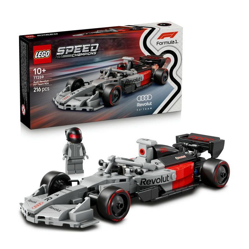 LEGO Speed Champions 77259 Voiture de Course Audi Revolut F1 Team R26