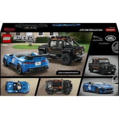 LEGO Speed Champions 77264 La Jaguar Project 7 et le Land Rover Defend