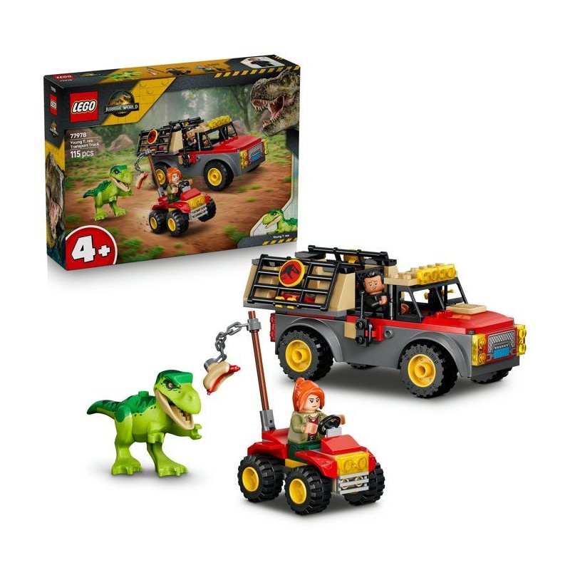 LEGO Jurassic World 77978 Camion de Transport du Jeune T-Rex - Dino Jo