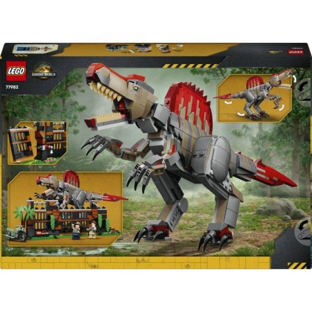 LEGO Jurassic World 77982 L'Évasion du Spinosaure - Dino Jouet des 9 ans - Idée de Cadeau