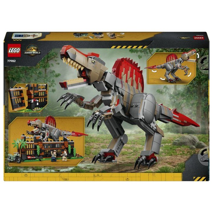 LEGO Jurassic World 77982 L'Évasion du Spinosaure - Dino Jouet des 9 ans - Idée de Cadeau LEGO Jurassic World 77982 L'Évasion du Spinosaure - Dino Jouet des 9 ans - Idée de Cadeau