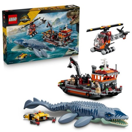LEGO Jurassic World 77983 L'Attaque du Bateau par le Mosasaure - Dino