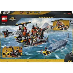 LEGO Jurassic World 77983 L'Attaque du Bateau par le Mosasaure - Dino Jouet des 7 ans
