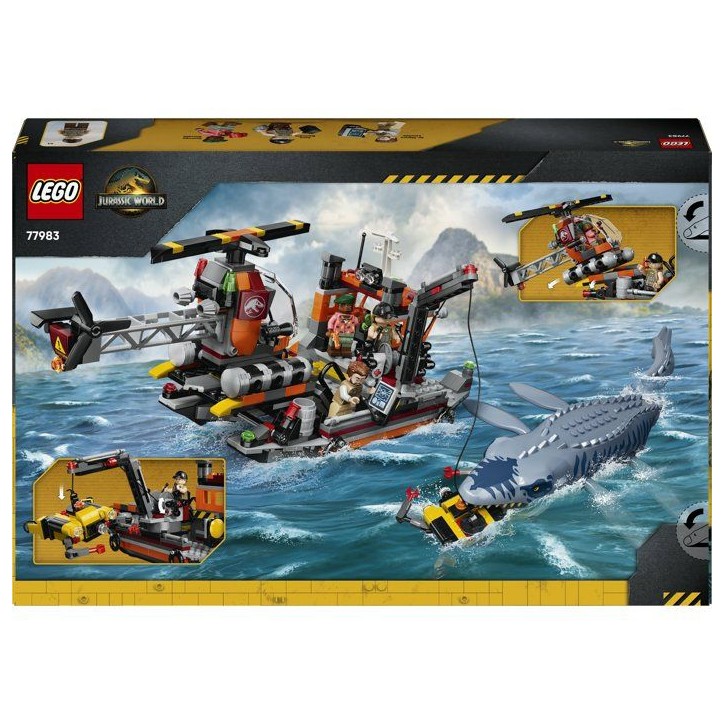 LEGO Jurassic World 77983 L'Attaque du Bateau par le Mosasaure - Dino Jouet des 7 ans LEGO Jurassic World 77983 L'Attaque du Bateau par le Mosasaure - Dino Jouet des 7 ans