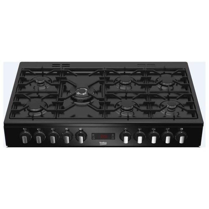 Piano de cuisson électrique BEKO - 6 gaz + 1 wok - 100 cm - PF335325DB Piano de cuisson électrique BEKO - 6 gaz + 1 wok - 100 cm - PF335325DB