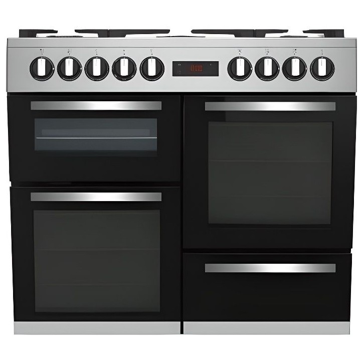 Piano de cuisson électrique BEKO - 6 gaz + 1 wok - 100 cm - PF335325DX - Inox Piano de cuisson électrique BEKO - 6 gaz + 1 wok - 100 cm - PF335325DX - Inox