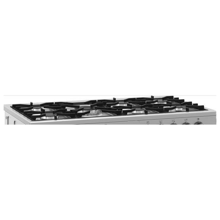 Piano de cuisson électrique BEKO - 6 gaz + 1 wok - 100 cm - PF335325DX - Inox Piano de cuisson électrique BEKO - 6 gaz + 1 wok - 100 cm - PF335325DX - Inox