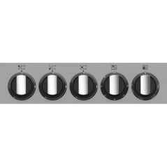 Piano de cuisson électrique BEKO - 6 gaz + 1 wok - 100 cm - PF335325D