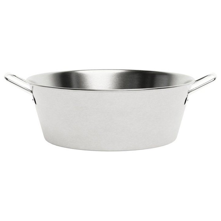 Bassine - LE PRATIQUE - Inox - Ø 38 cm - 9 L - 2 anses