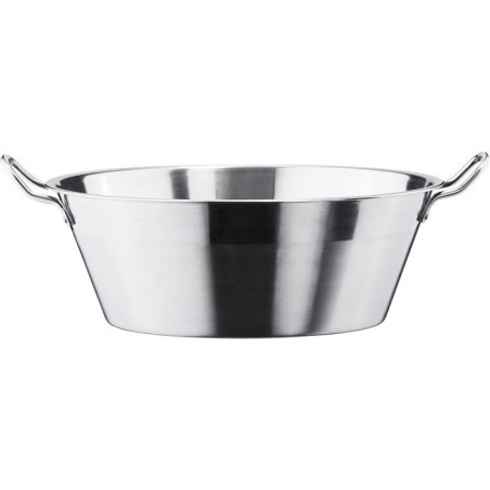 Bassine - LE PRATIQUE - Inox - Ø 38 cm - 9 L - 2 anses