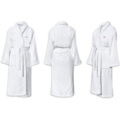 Peignoir - LE TEMPS D'UN BAIN - Taille S - 100% Coton 500g/m² - Doux,