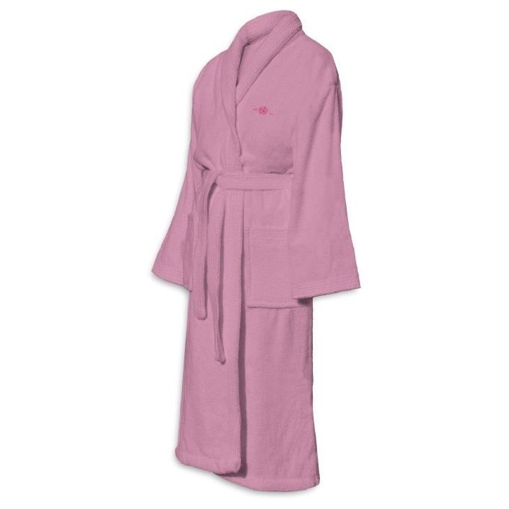 Peignoir - LE TEMPS D'UN BAIN - Taille S - 100% Coton 500g/m² - Doux, Absorbant, Unisexe - Rose Peignoir - LE TEMPS D'UN BAIN - Taille S - 100% Coton 500g/m² - Doux, Absorbant, Unisexe - Rose