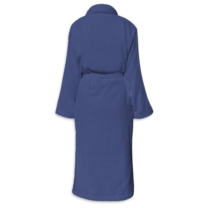 Peignoir - LE TEMPS D'UN BAIN - Taille S - 100% Coton 500g/m² - Doux, Absorbant, Unisexe - Bleu Peignoir - LE TEMPS D'UN BAIN - Taille S - 100% Coton 500g/m² - Doux, Absorbant, Unisexe - Bleu