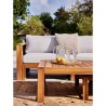 Salon de jardin d'angle modulable LEVATA OTTOMAN - Bois d'acacia FSC -