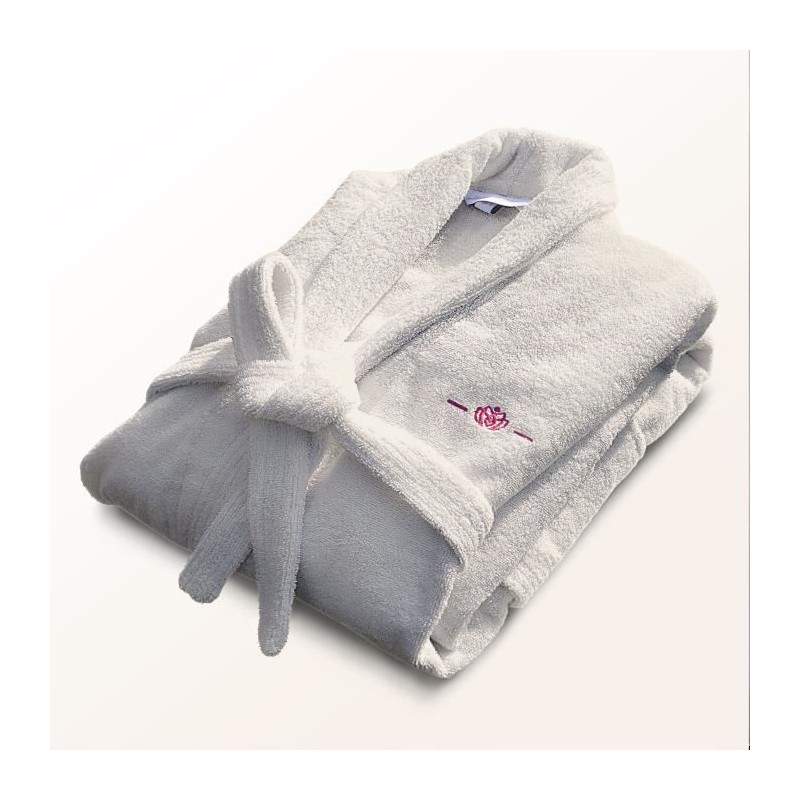 Peignoir - LE TEMPS D'UN BAIN - Taille S - 100% Coton 500g/m² - Doux,