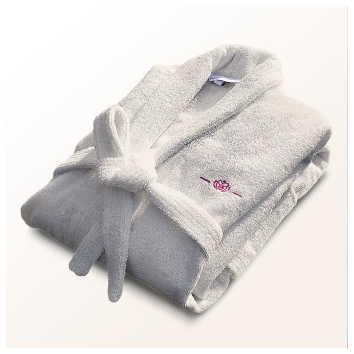 Peignoir - LE TEMPS D'UN BAIN - Taille S - 100% Coton 500g/m² - Doux, Absorbant, Unisexe - Ecru Peignoir - LE TEMPS D'UN BAIN - Taille S - 100% Coton 500g/m² - Doux, Absorbant, Unisexe - Ecru