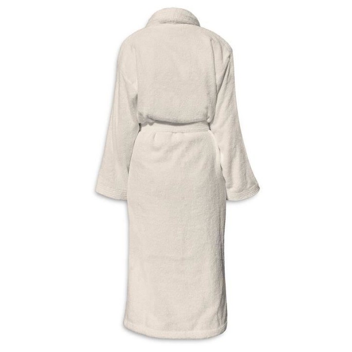 Peignoir - LE TEMPS D'UN BAIN - Taille S - 100% Coton 500g/m² - Doux, Absorbant, Unisexe - Ecru Peignoir - LE TEMPS D'UN BAIN - Taille S - 100% Coton 500g/m² - Doux, Absorbant, Unisexe - Ecru
