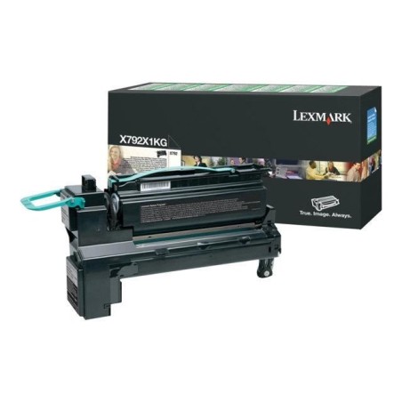 LEXMARK Cartouche toner X792X1KG - Compatible X792 - Noir - Tres élev