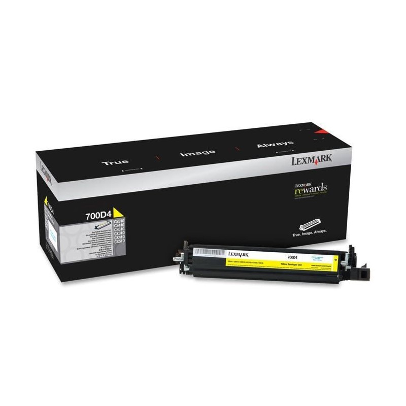 LEXMARK Développer - 700D4 - 40.000 pages - Pack de 1 - Jaune