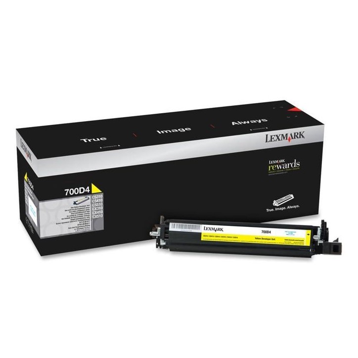 LEXMARK Développer - 700D4 - 40.000 pages - Pack de 1 - Jaune