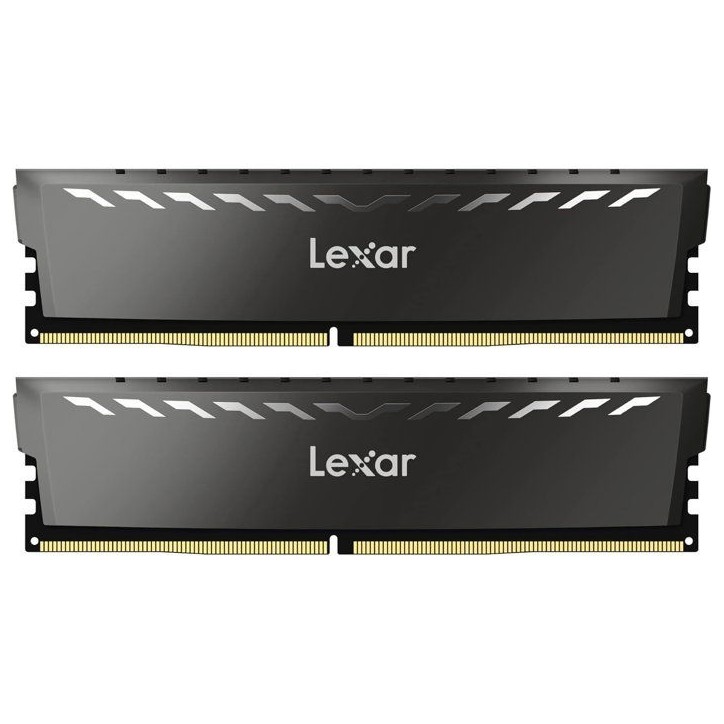 Barrette Mémoire - LEXAR THOR - DDR4 3200 - UDIMM XMP - 16 Go (2x 8Go) - Dissipateur thermique Barrette Mémoire - LEXAR THOR - DDR4 3200 - UDIMM XMP - 16 Go (2x 8Go) - Dissipateur thermique