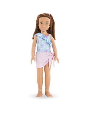 Coffret Zoé a la plage - COROLLE GIRLS - Poupée mannequin - 5 accessoires - 28 cm - Des 4 ans