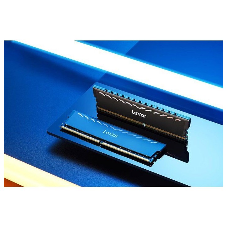 Barrette Mémoire - LEXAR THOR - DDR4 3200 - UDIMM XMP - 16 Go (2x 8Go) - Dissipateur thermique Barrette Mémoire - LEXAR THOR - DDR4 3200 - UDIMM XMP - 16 Go (2x 8Go) - Dissipateur thermique