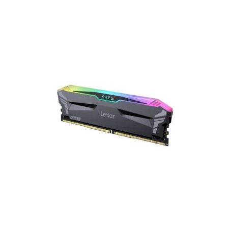 Barrette Mémoire - LEXAR Ares - DDR5 7200 - CL34 1.4 V - 32 Go (2x 16 Go) - Dissipateur thermique + RGB - Noir