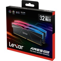 Barrette Mémoire - LEXAR Ares - DDR5 6000 - CL32 1.35 V - 32 Go (2x 1
