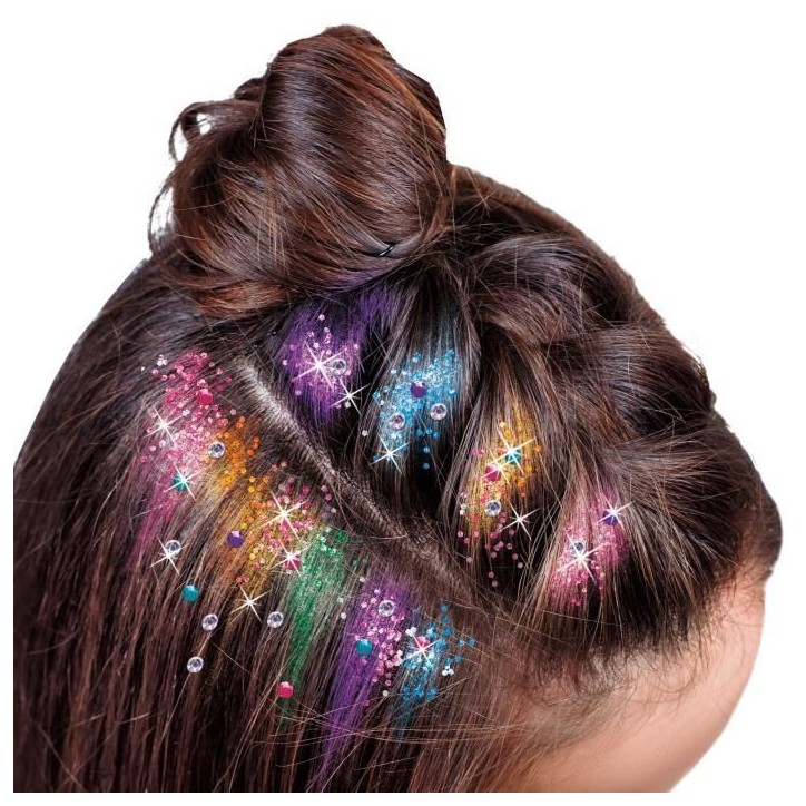 LEXIBOOK - Studio d'extensions de cheveux colorées - édition Deluxe