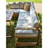Salon de jardin d'angle modulable LEVATA DINING - Bois d'acacia FSC -