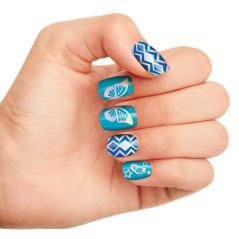 Kit de nail art stylé - Lexibook - Ongles a Presser avec Stickers, Cr