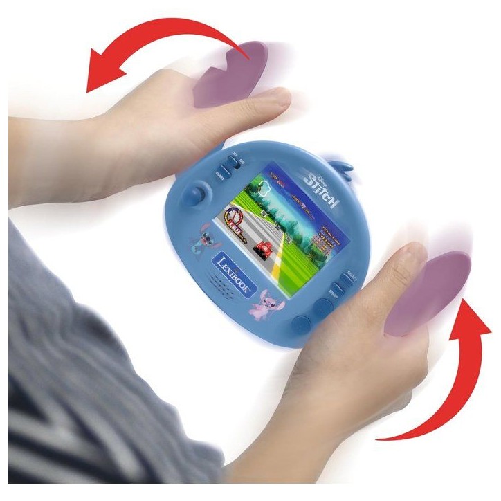 Stitch Cyber Arcade Motion - Lexibook - Console Portable - Contrôle Gestuel - Ecran LCD couleur - 50 jeux inclus