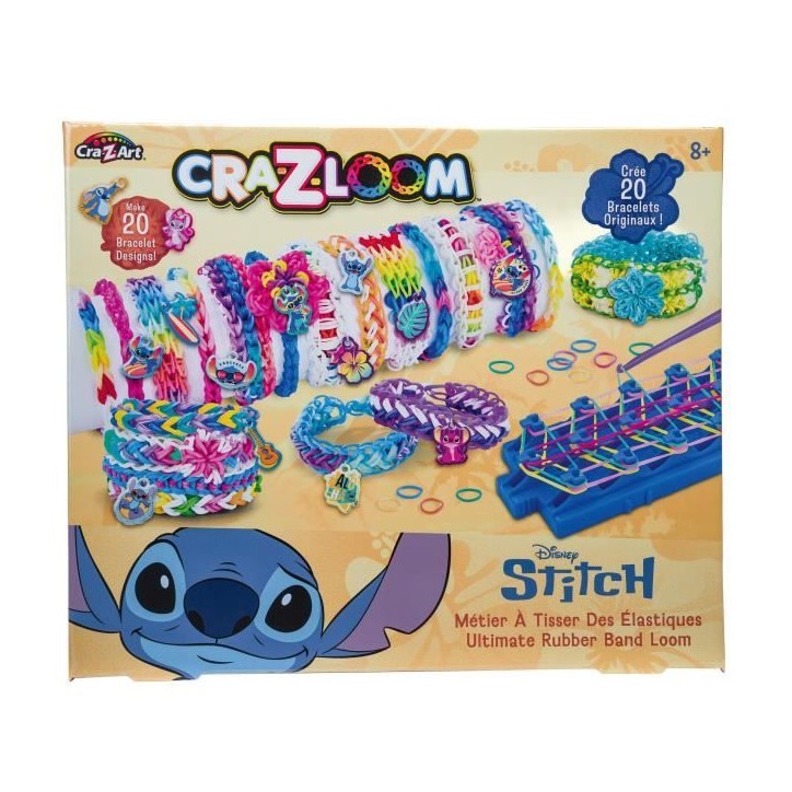 LEXIBOOK - Atelier de bracelets élastiques Stitch Cra-Z-Loom