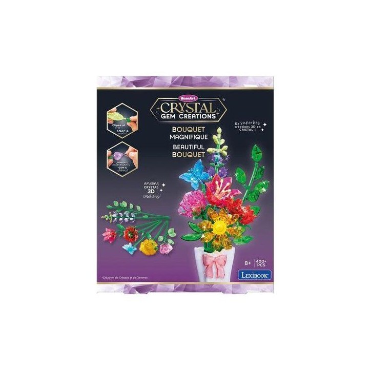 LEXIBOOK - Crystal gem bouquet de fleurs