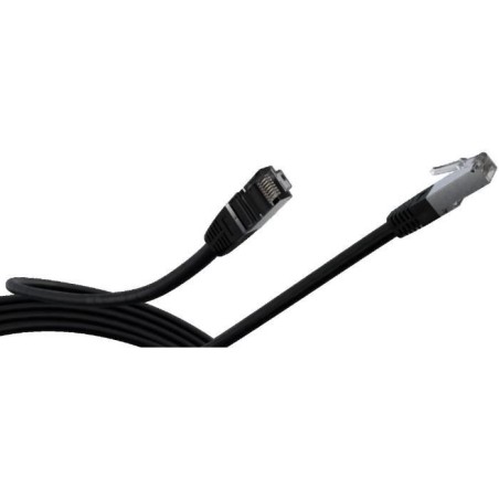 Câble RJ45 - LINEAIRE - PCC6FND - Cat.6 - Blindé - F/UTP - Noir - 2m