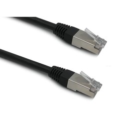 Câble RJ45 - LINEAIRE - PCC6FND - Cat.6 - Blindé - F/UTP - Noir - 2m