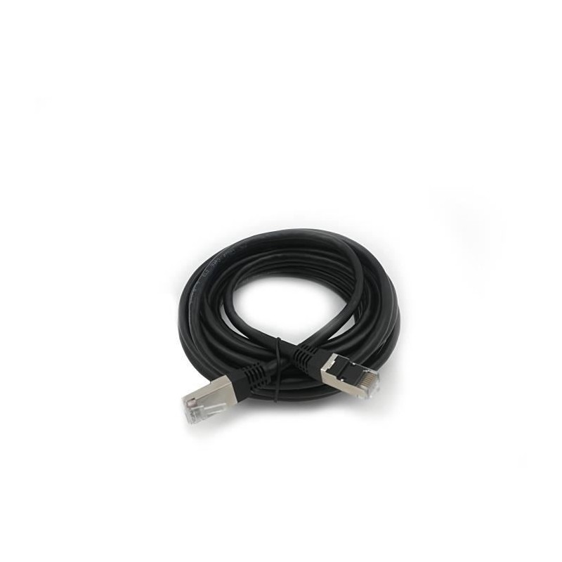 Câble RJ45 - LINEAIRE - PCC6FNG - Cat.6 - Blindé - F/UTP - Noir - 5m