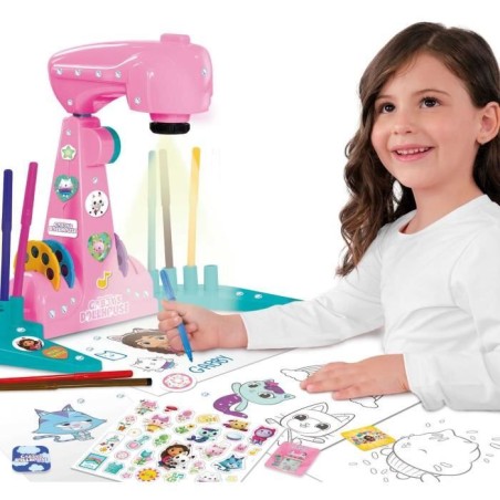 Projecteur de dessins - LISCIANIGIOCHI - Gabby et la maison magique - Accessoires Inclus, Modeles