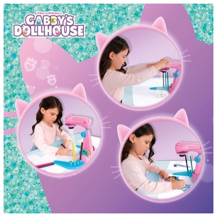 Projecteur de dessins - LISCIANIGIOCHI - Gabby et la maison magique - Accessoires Inclus, Modeles Projecteur de dessins - LISCIANIGIOCHI - Gabby et la maison magique - Accessoires Inclus, Modeles