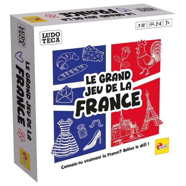 Le Grand Jeu de la France - LUDOTECA - Jeu de plateau - Des 6 ans Le Grand Jeu de la France - LUDOTECA - Jeu de plateau - Des 6 ans