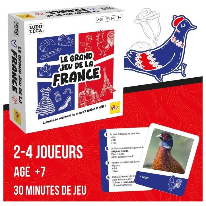 Le Grand Jeu de la France - LUDOTECA - Jeu de plateau - Des 6 ans Le Grand Jeu de la France - LUDOTECA - Jeu de plateau - Des 6 ans