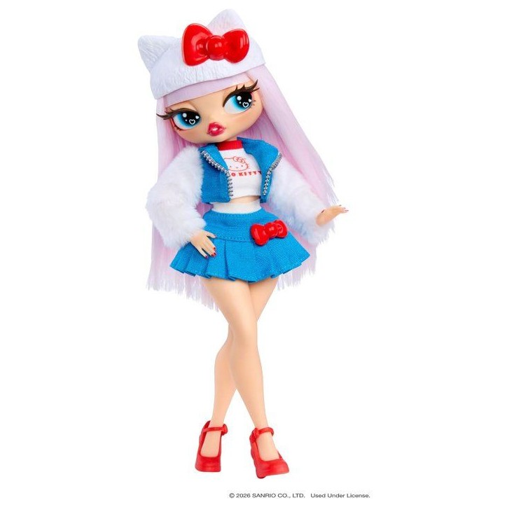 L.O.L. Surprise! O.M.G. Hello Kitty and Friends - Hello Kitty, poupée articulée - 24 cm - 4 modeles a collectionner L.O.L. Surprise! O.M.G. Hello Kitty and Friends - Hello Kitty, poupée articulée - 24 cm - 4 modeles a collectionner